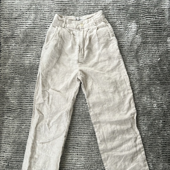 Reformation Vesta Linen Pant 0P - Picture 4 of 5